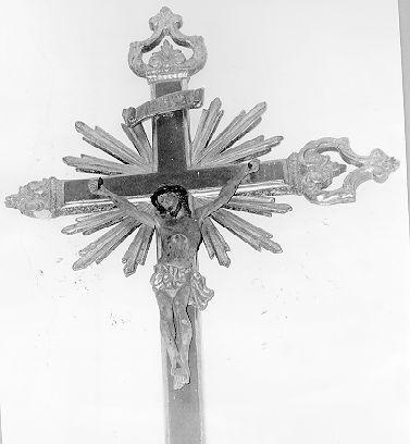 crocifisso - bottega italiana (sec. XIX)