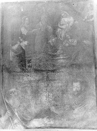 NASCITA DI MARIA VERGINE (dipinto) - ambito italiano (sec. XVII)