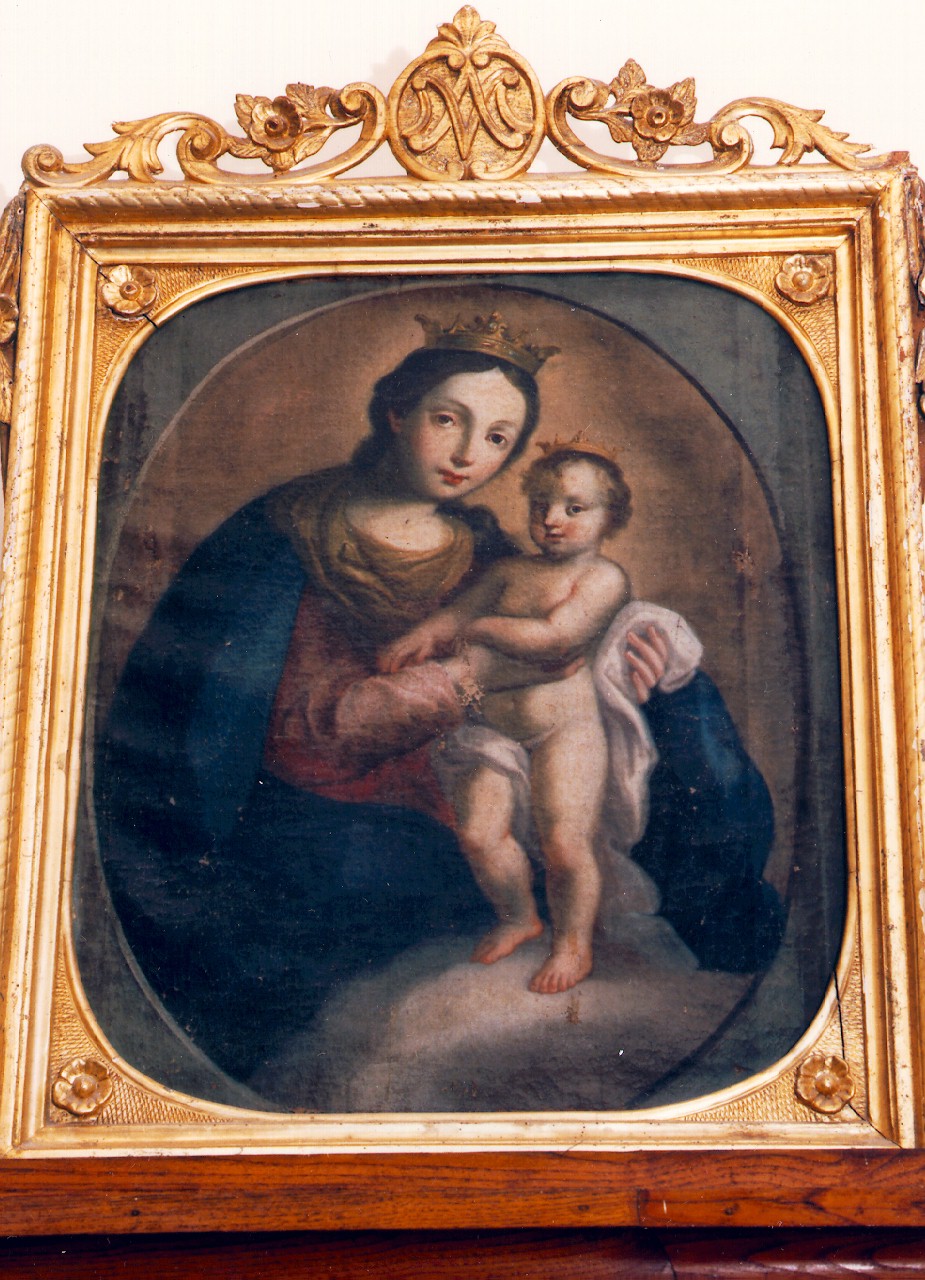 Madonna con Bambino (dipinto) - ambito siciliano (Fine/inizio secc. XVIII/ XIX)