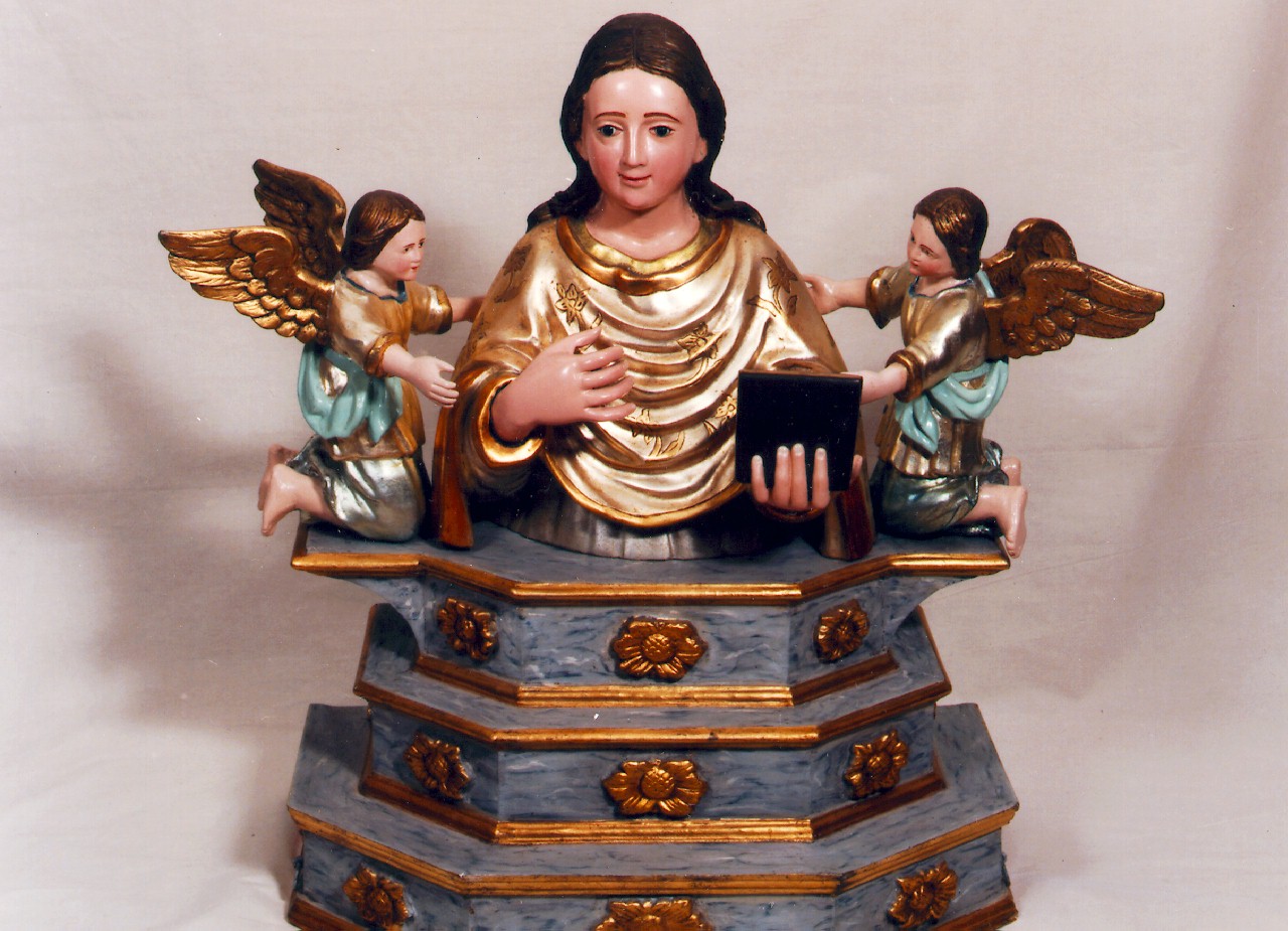 Sant'Agata e angioletti (mezzobusto) - ambito siciliano (Seconda metà sec. XIX)