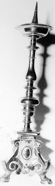 candeliere, serie - bottega italiana (fine sec. XVII)