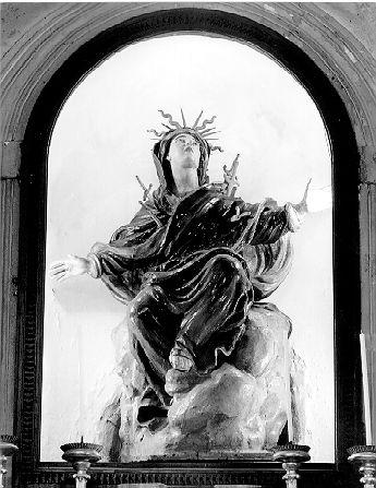 MADONNA ADDOLORATA (statua) - ambito italiano (fine/inizio secc. XVII/ XVIII)