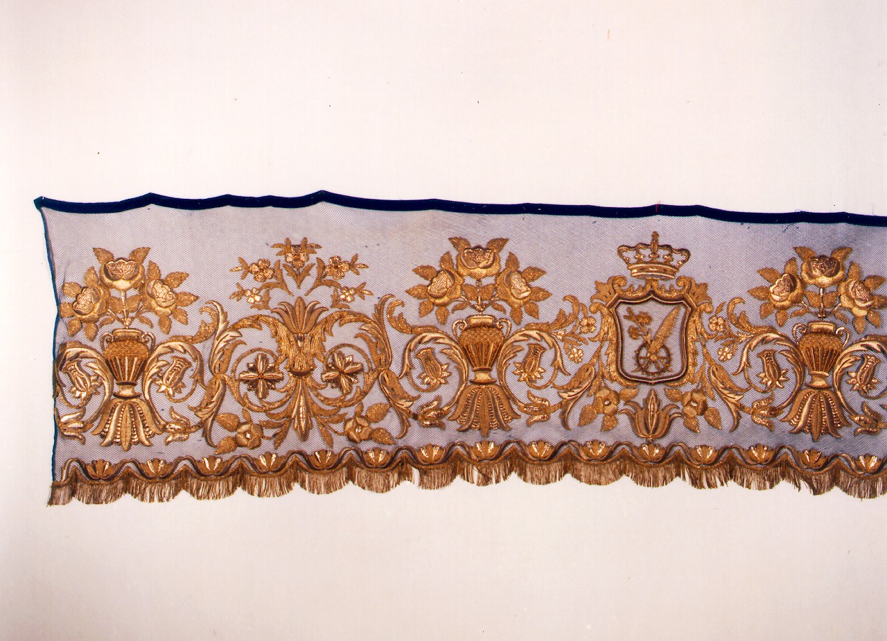 guarnizione di tovaglia d'altare - manifattura siciliana (Prima metà, Prima metà sec. XIX, sec. XX)