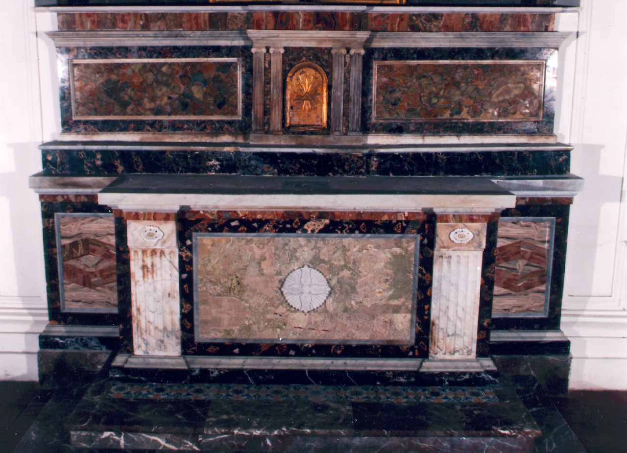 altare - a blocco, serie - ambito siciliano (Prima metà sec. XIX)