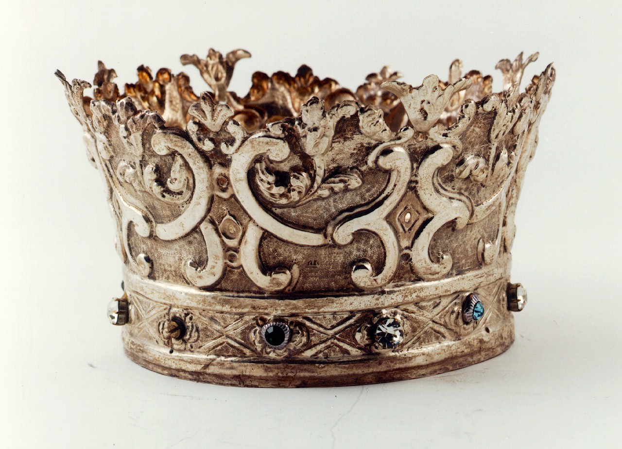 corona da statua, serie - bottega siciliana (Seconda metà sec. XVIII)