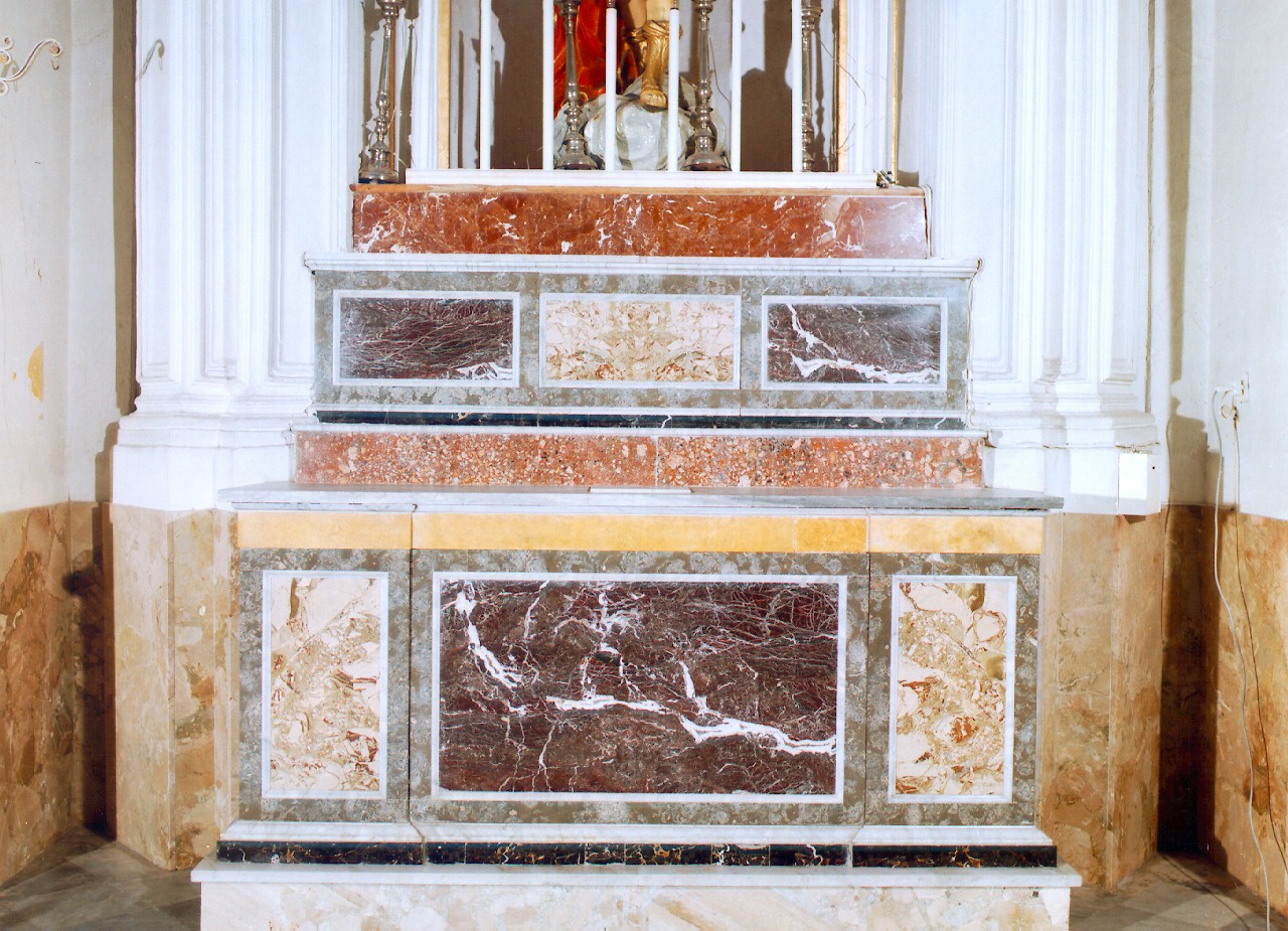 altare - a blocco, serie - ambito siciliano (primo quarto sec. XX)