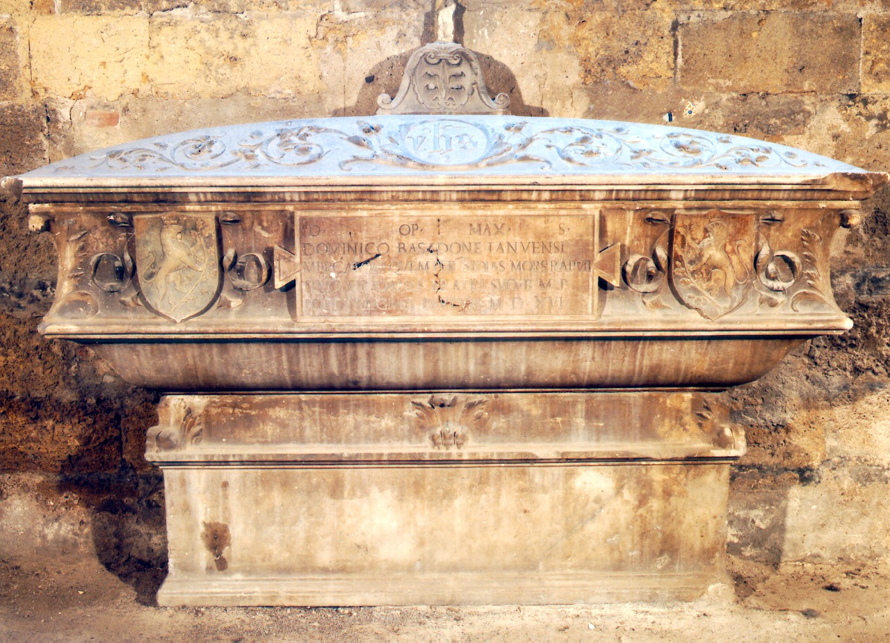 monumento sepolcrale - ambito siciliano (sec. XVI)