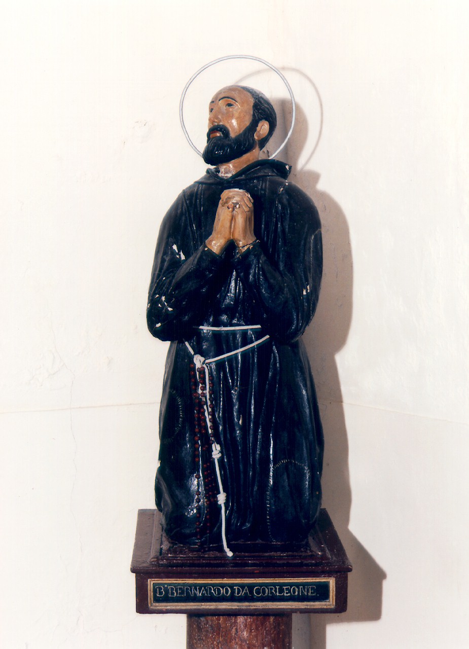 Beato Bernardo da Corleone (statua) - ambito siciliano (ultimo quarto sec. XIX)