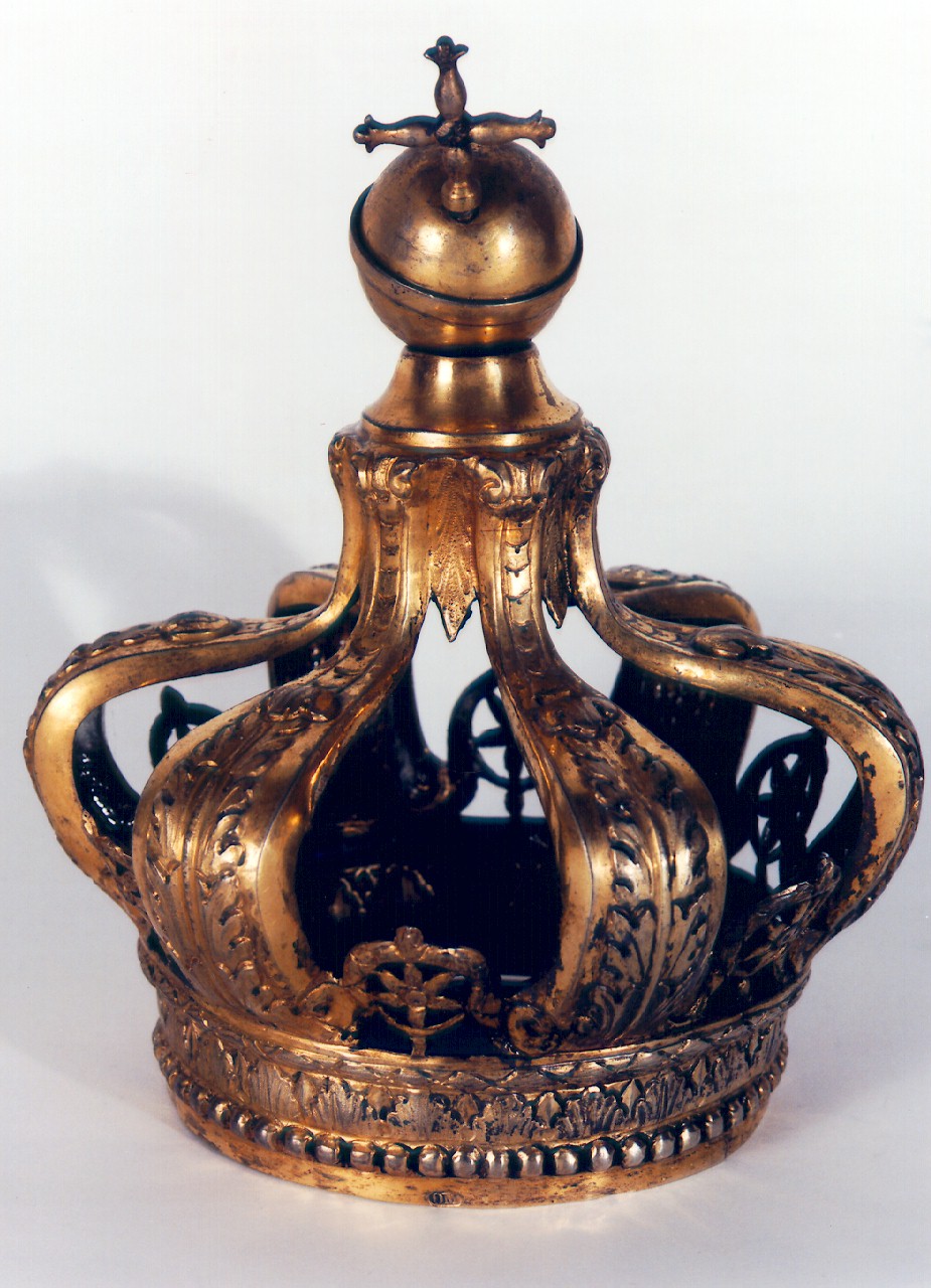 corona da statua - bottega siciliana (Prima metà sec. XIX)