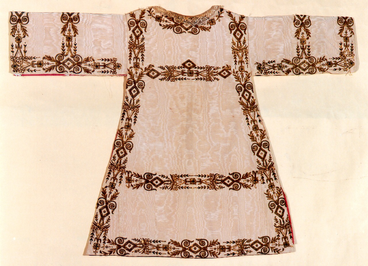 dalmatica, serie - manifattura siciliana (Fine/inizio secc. XVIII/ XIX)