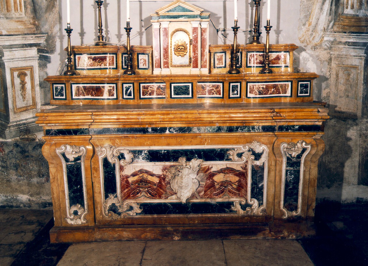 altare - ambito siciliano (Prima metà sec. XVIII)