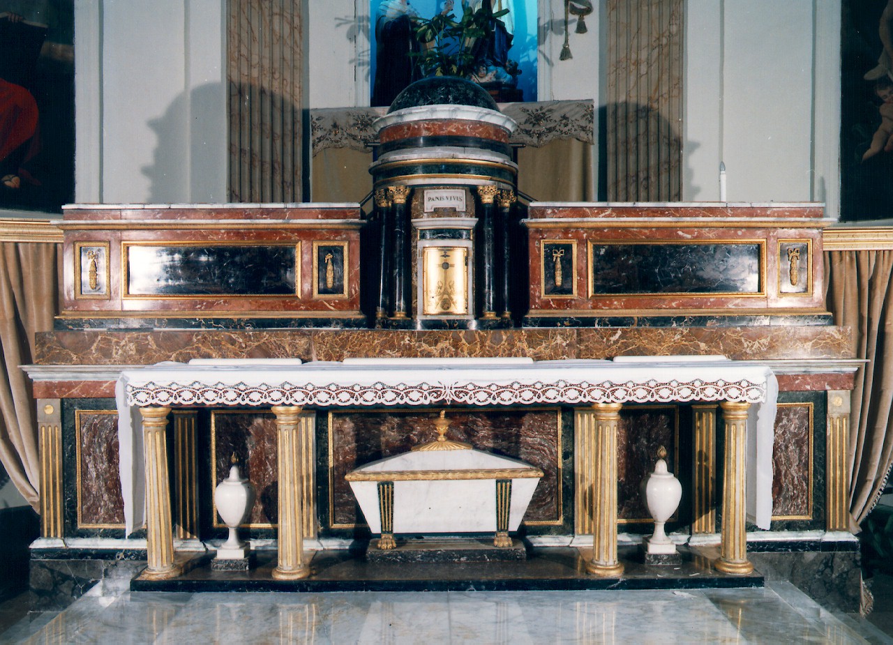 altare maggiore - ambito siciliano (Seconda metà sec. XIX)