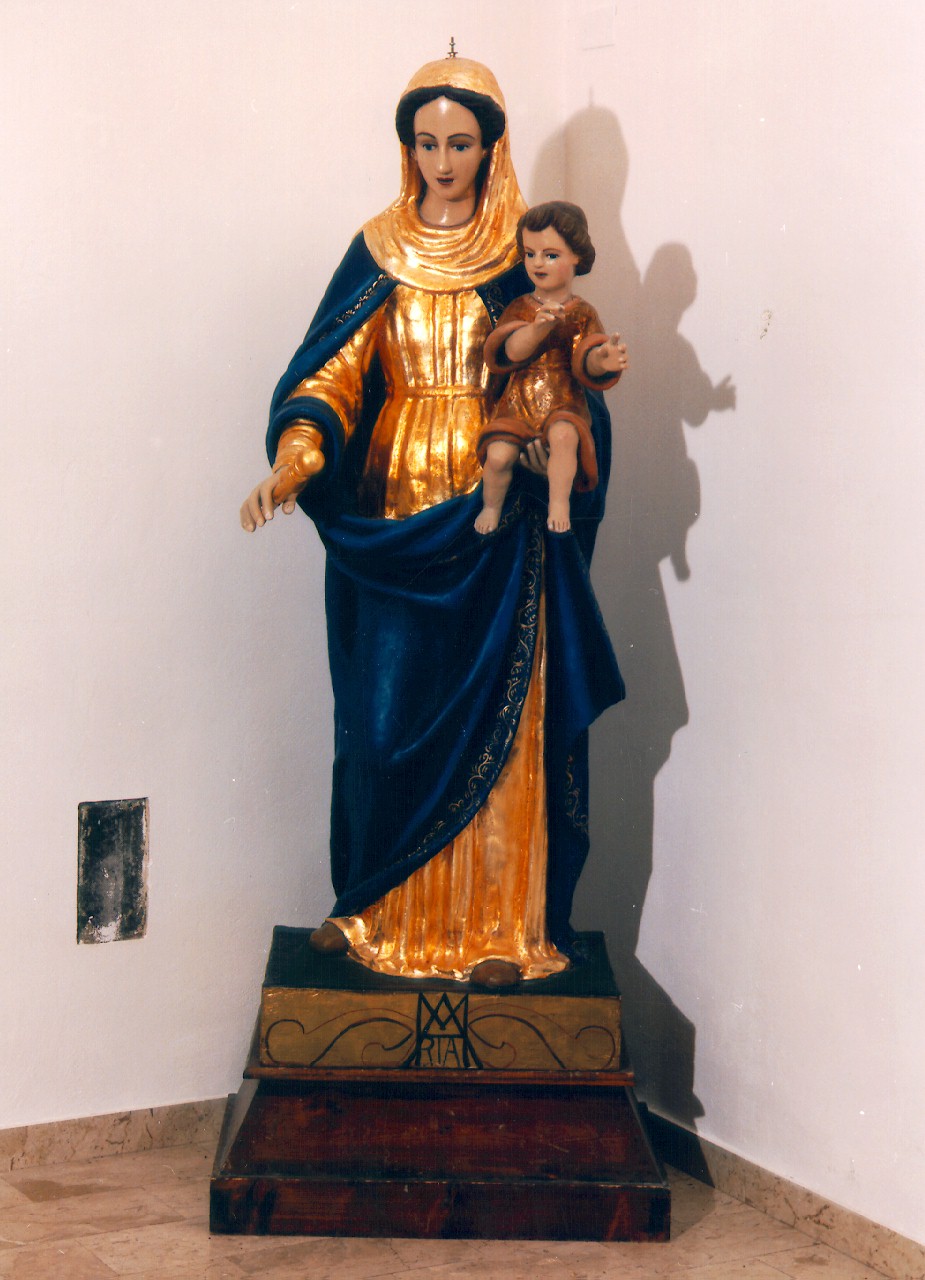 Madonna con Bambino (statua) - ambito siciliano (sec. XVII)