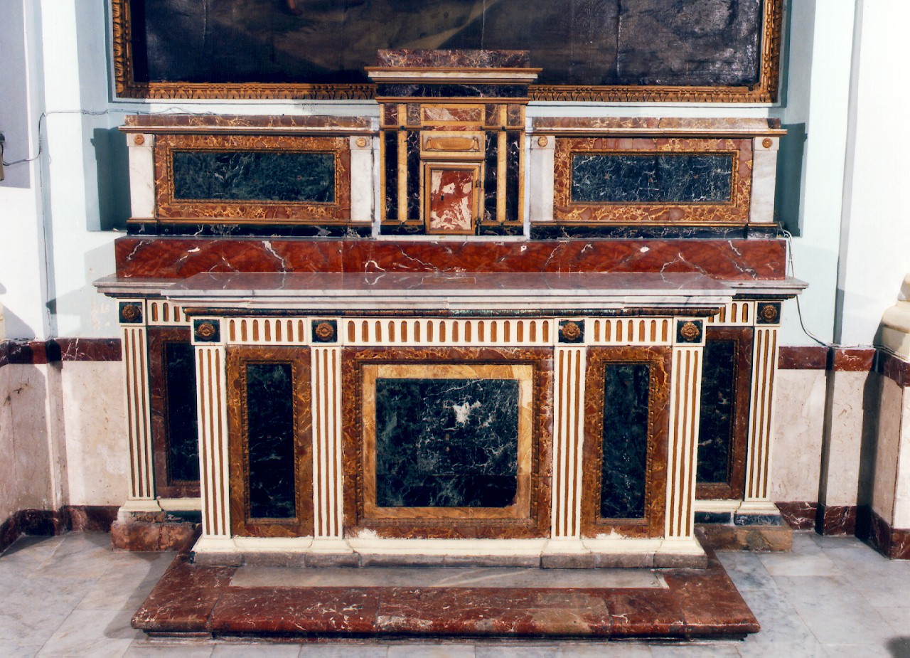 altare, serie - ambito siciliano (Prima metà sec. XIX)