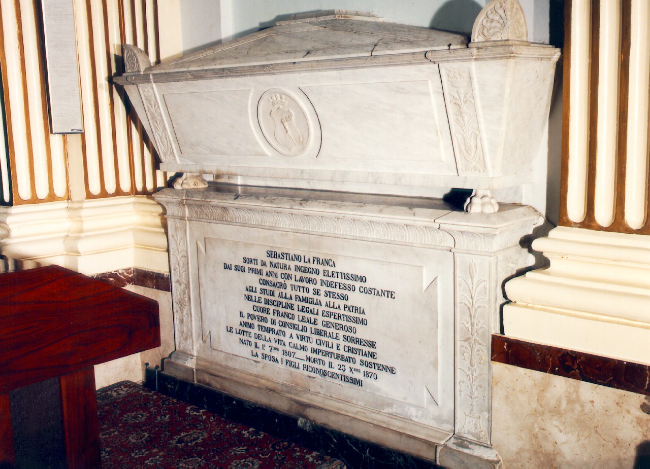 monumento sepolcrale - ambito siciliano (sec. XIX)