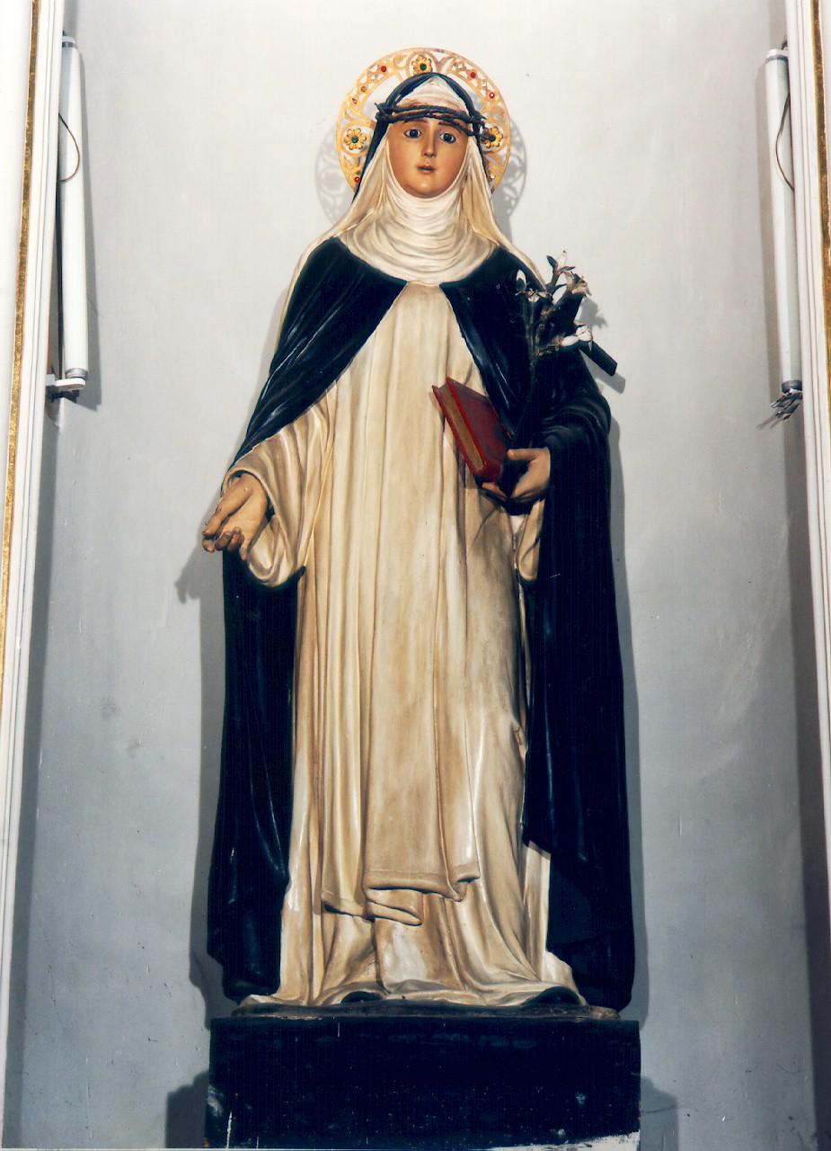 Santa Caterina da Siena (statua) - ambito siciliano (primo quarto sec. XX)