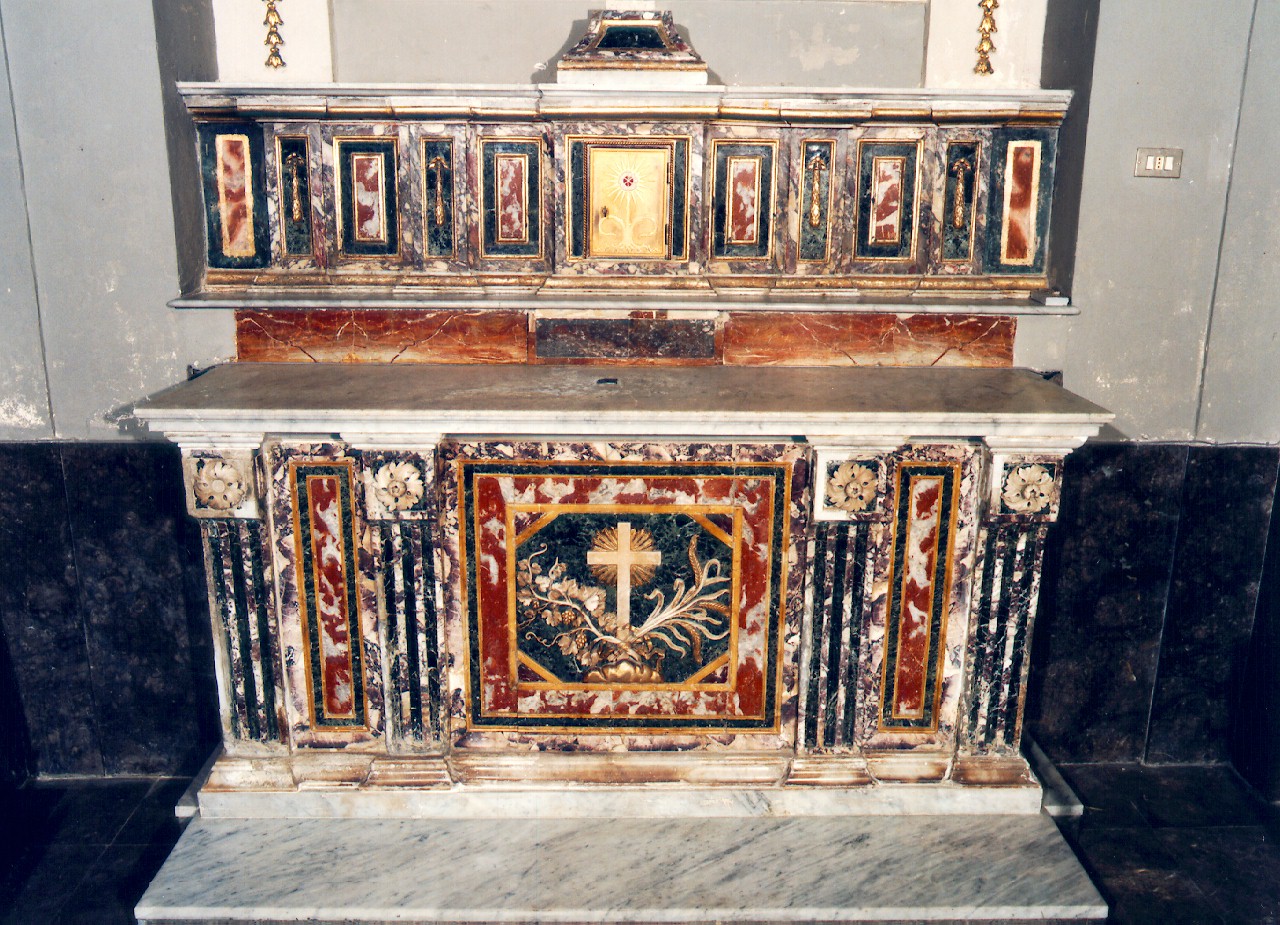 altare - a blocco - ambito siciliano (Fine/inizio secc. XVIII/ XIX)