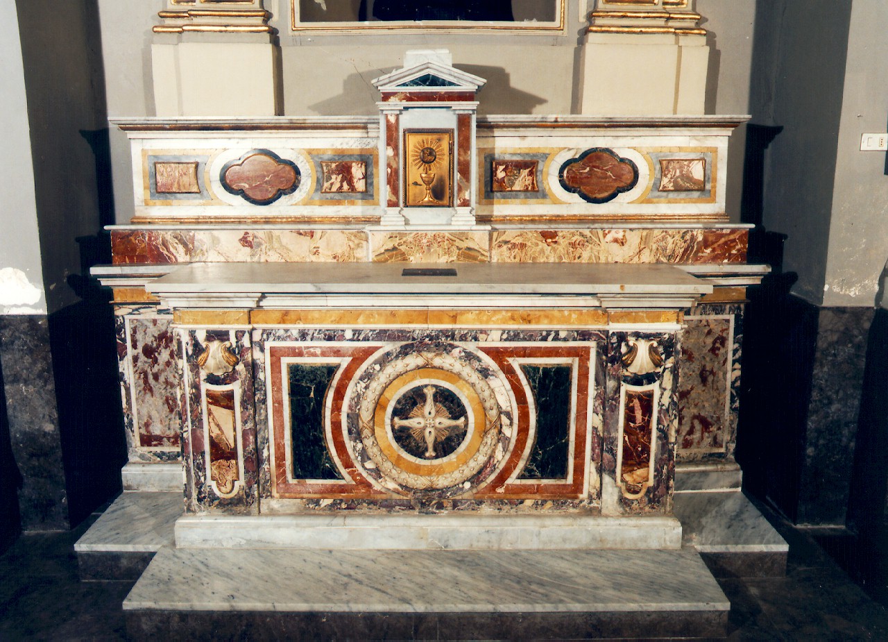 altare - a blocco, serie - ambito siciliano (Fine/inizio secc. XVIII/ XIX)