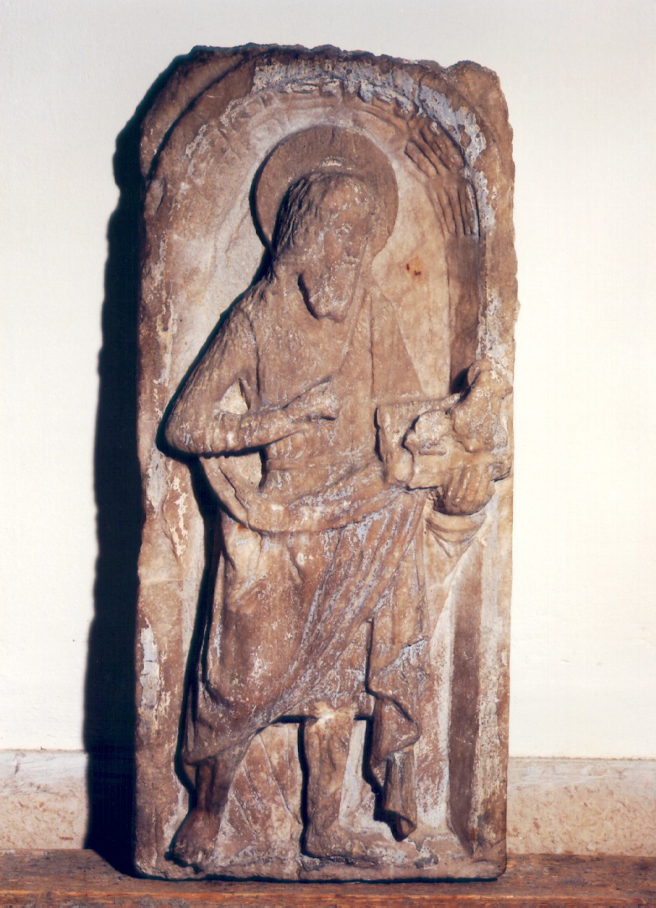 San Giovanni Battista (rilievo) - ambito siciliano (sec. XV)