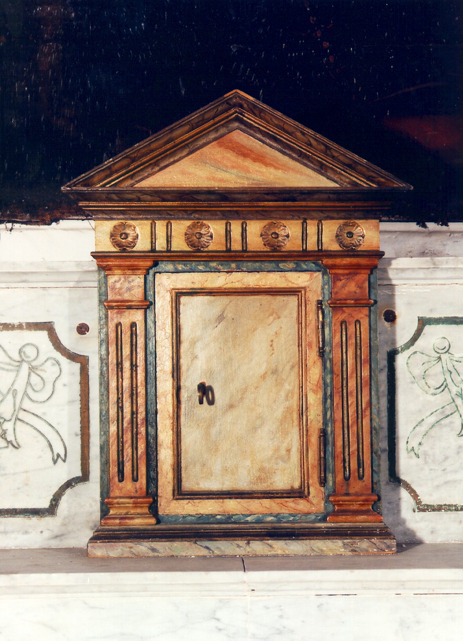 tabernacolo, serie - produzione siciliana (ultimo quarto sec. XIX)