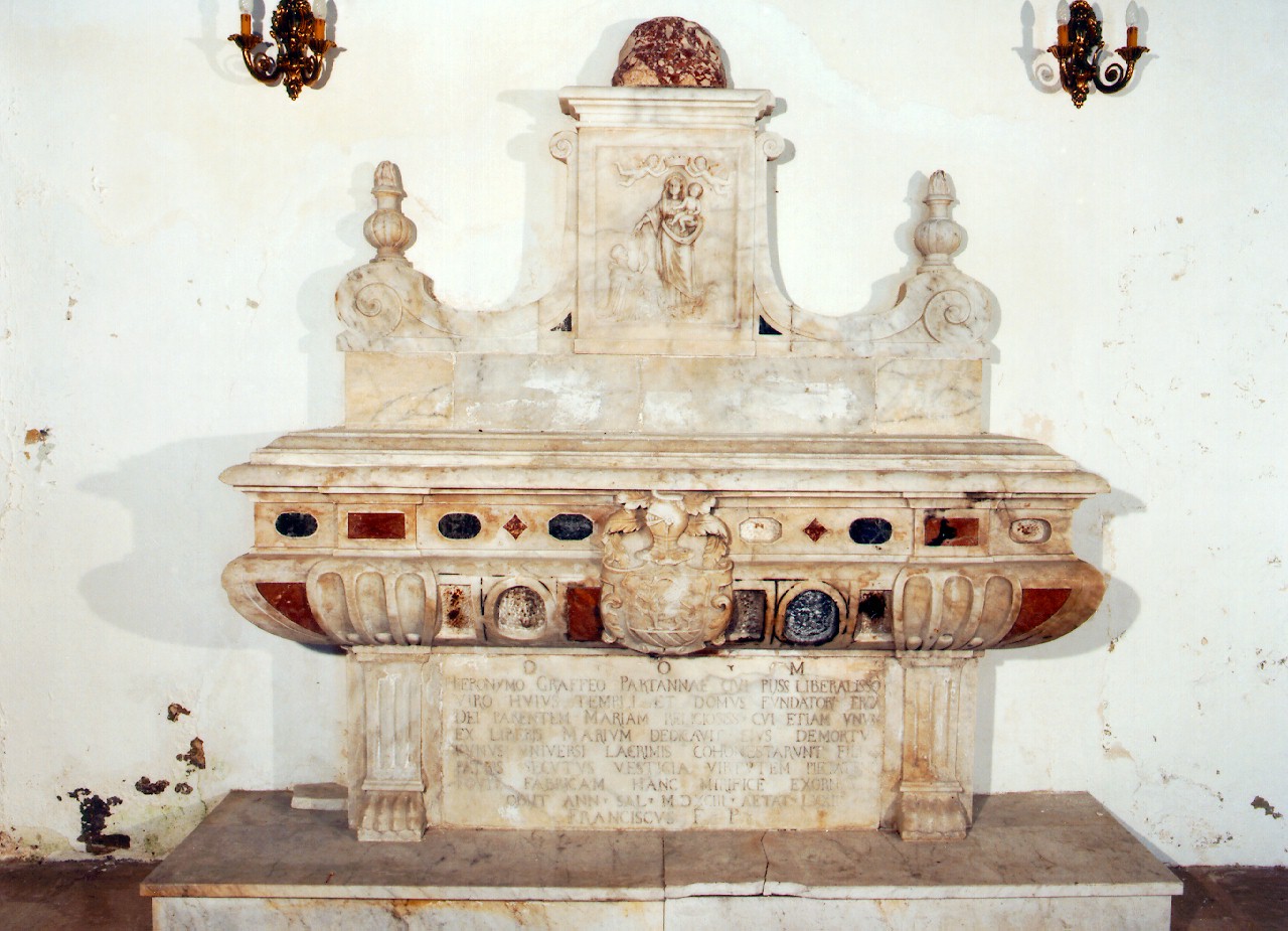 monumento sepolcrale - ambito siciliano (sec. XVI)