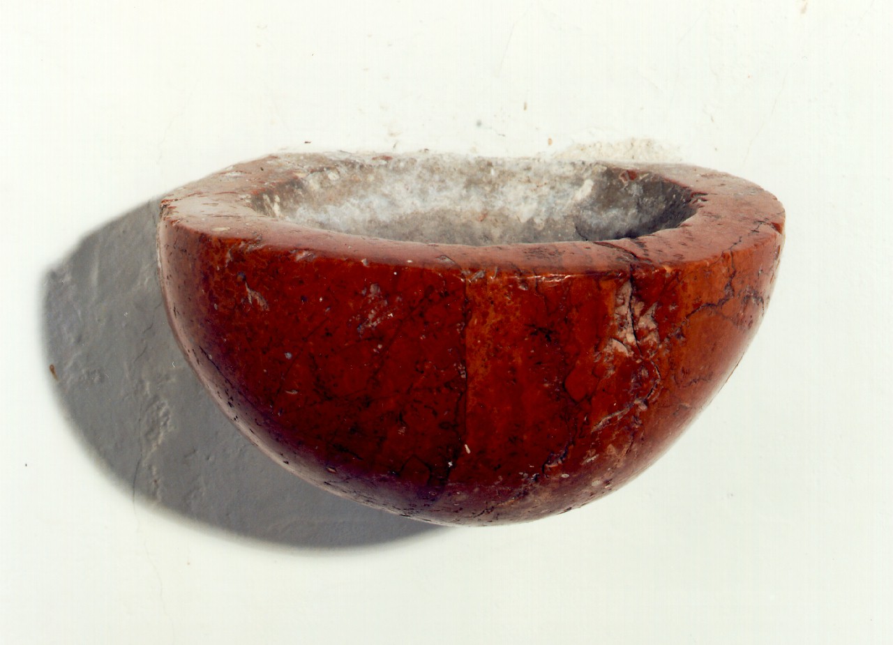 acquasantiera da parete - ambito siciliano (Prima metà sec. XIX)