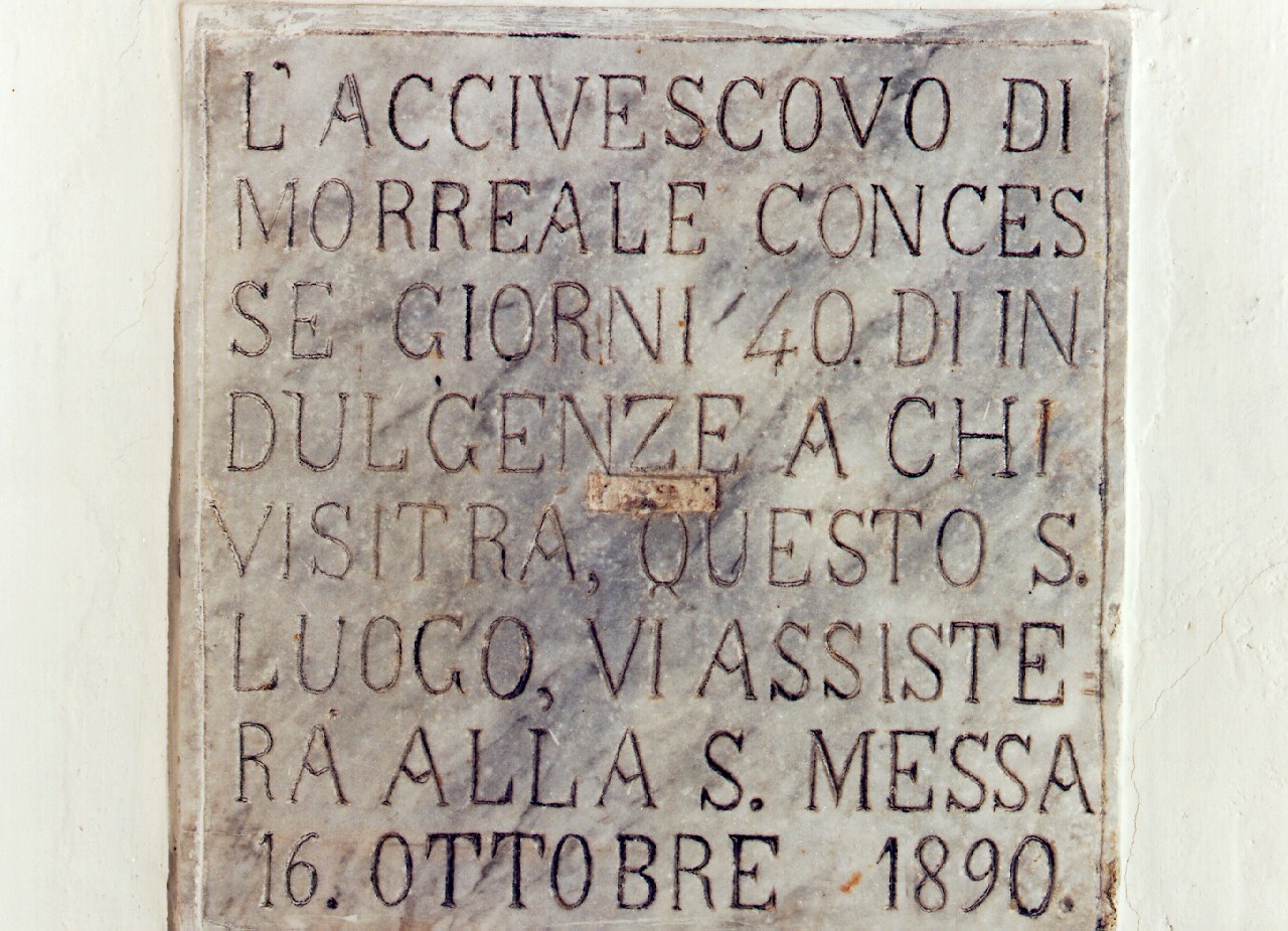 lapide - documentaria - ambito siciliano (sec. XIX)