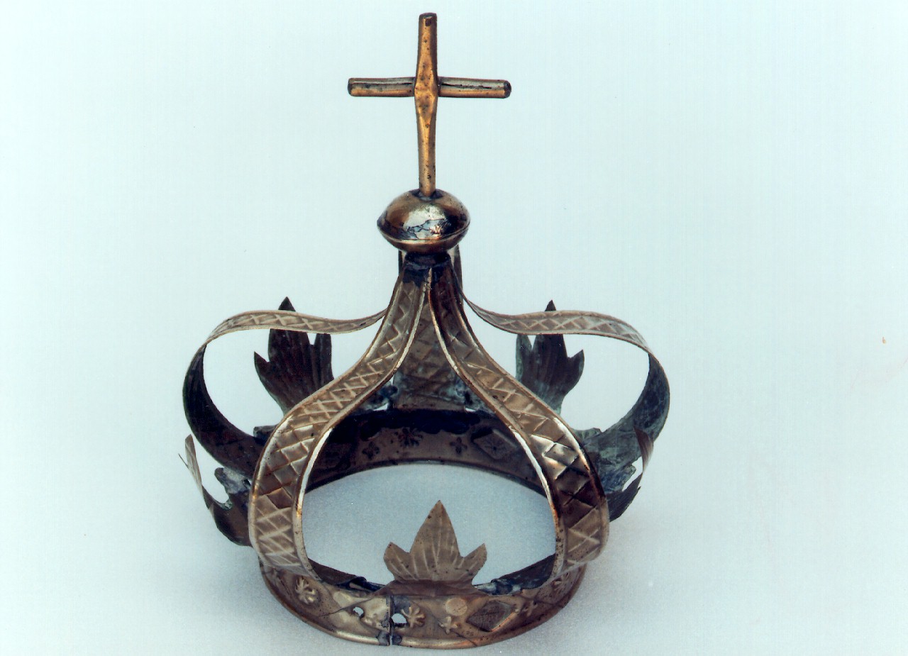 corona da statua - bottega siciliana (Seconda metà sec. XIX)