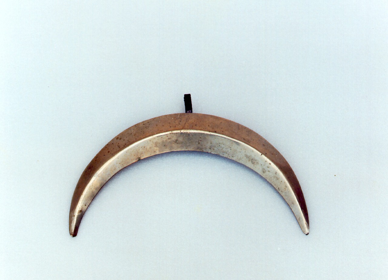 falce di luna (attributo iconografico) - bottega siciliana (Seconda metà sec. XIX)