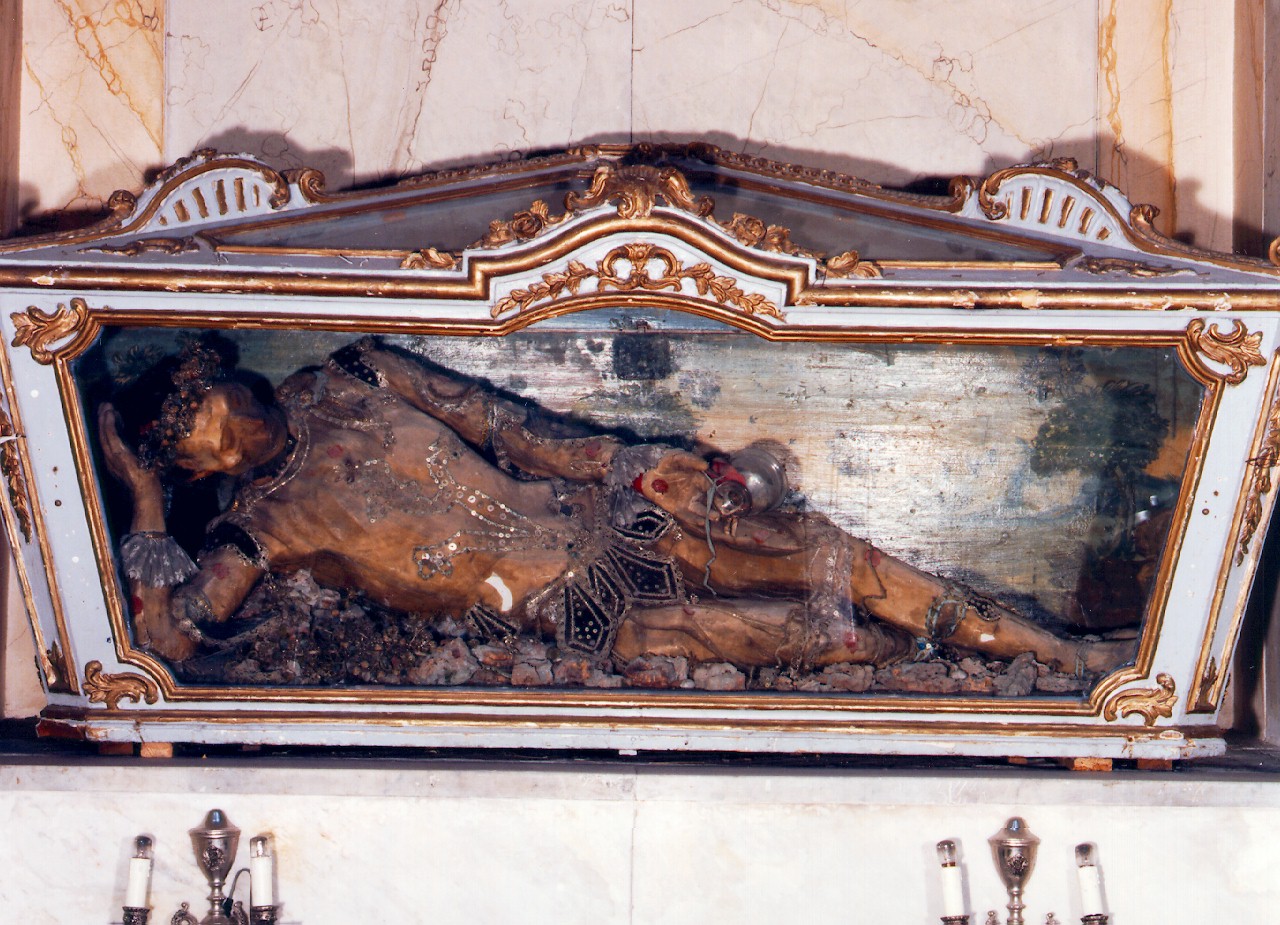San Crescenzio martire (statua) - ambito siciliano (Metà sec. XVIII)