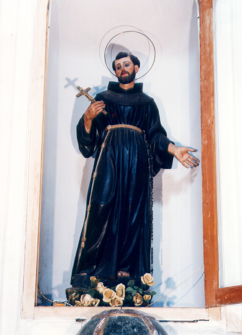 San Francesco d'Assisi (statua) - ambito siciliano (Prima metà sec. XIX)
