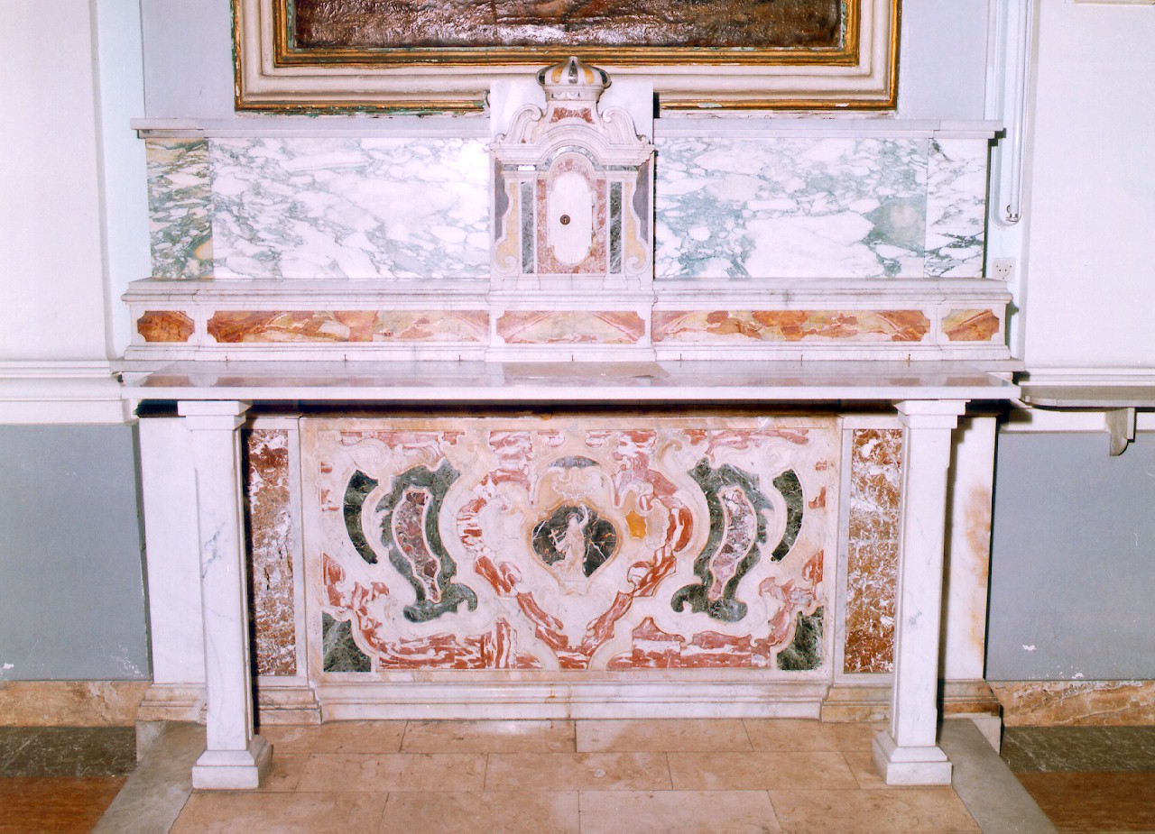 altare - a blocco - ambito siciliano (Prima metà sec. XVIII)