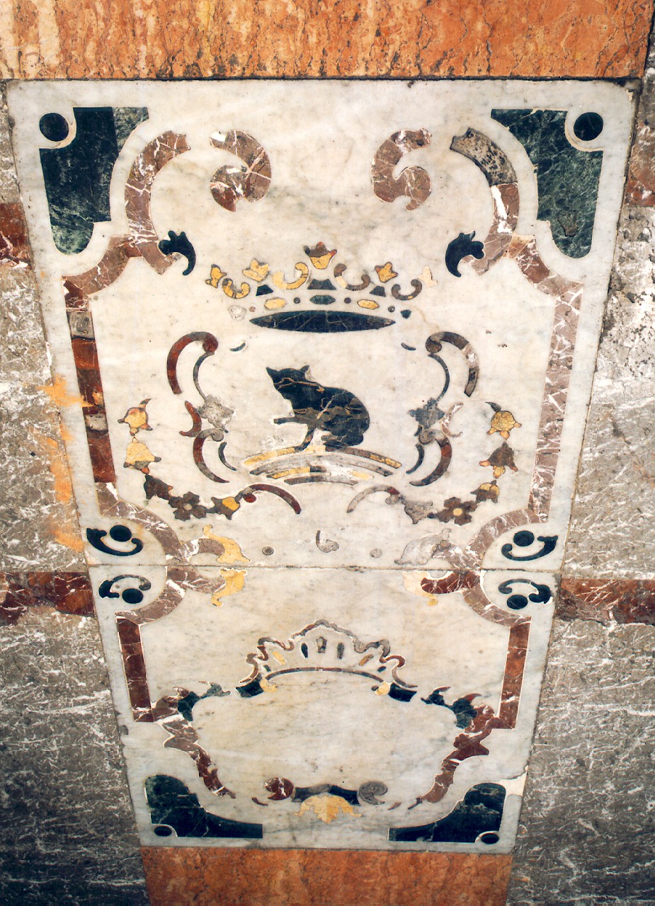 lastra ad intarsio - ambito siciliano (sec. XVIII)