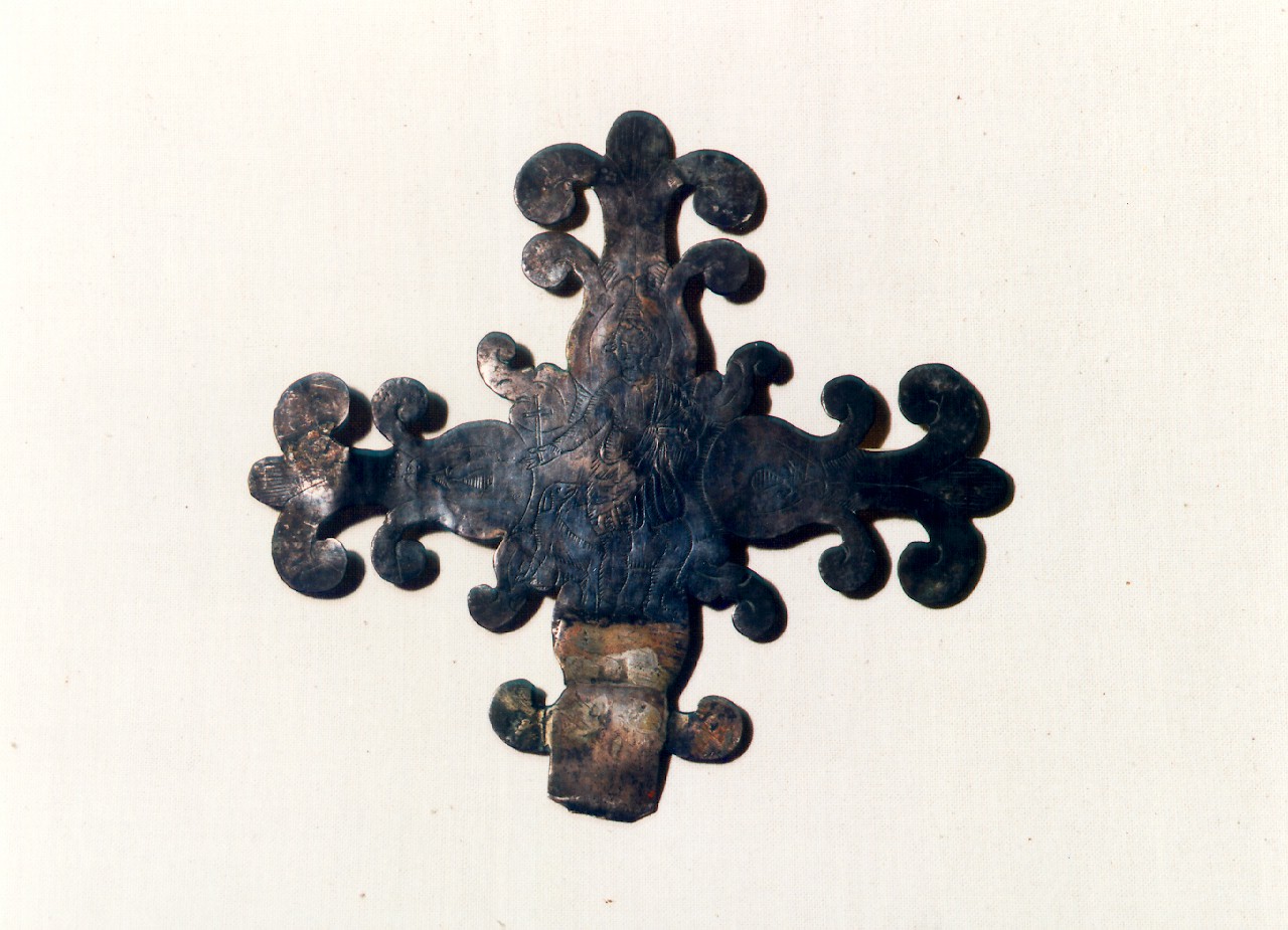 croce (addobbo di statua) - bottega siciliana (sec. XVIII)