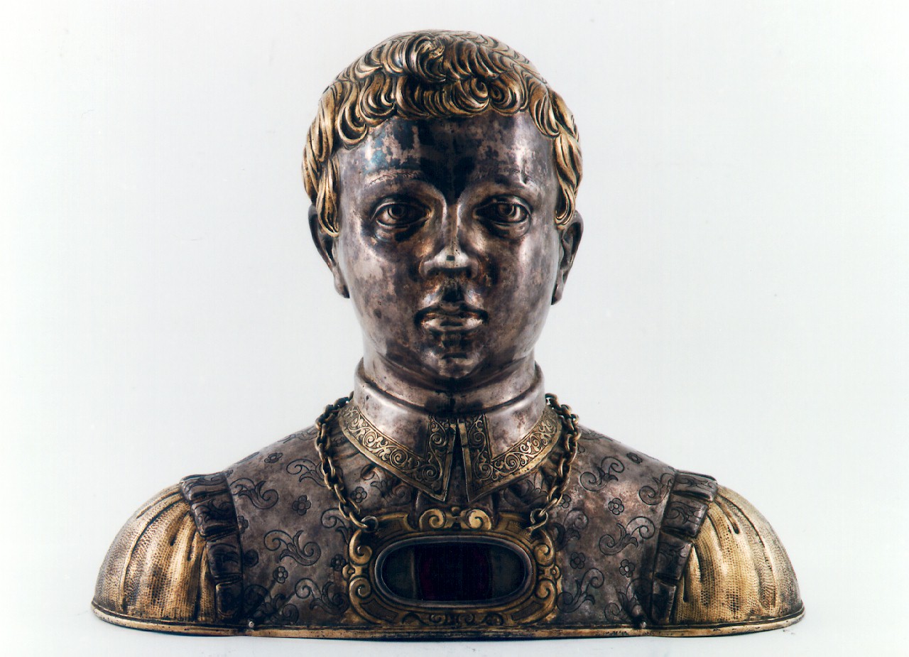 reliquiario - a busto - bottega siciliana (Prima metà sec. XVII)