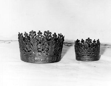 corona da statua, serie - bottega lucchese (?) (metà sec. XVIII)