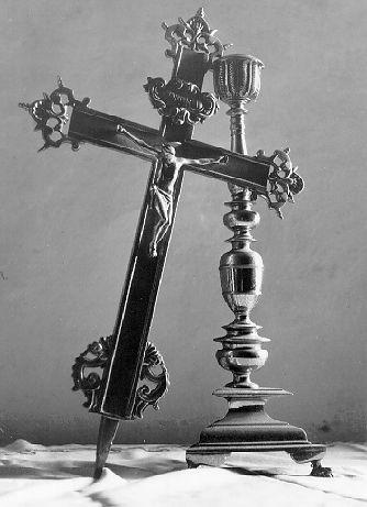 croce d'altare - bottega italiana (sec. XVIII)
