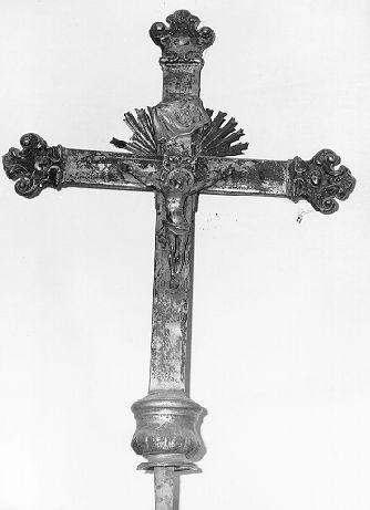croce processionale - bottega italiana (sec. XVIII)