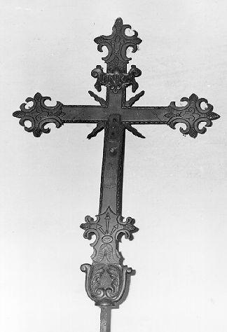 croce processionale - bottega italiana (sec. XVII)