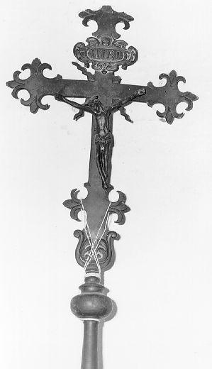 croce processionale - bottega italiana (sec. XVII)