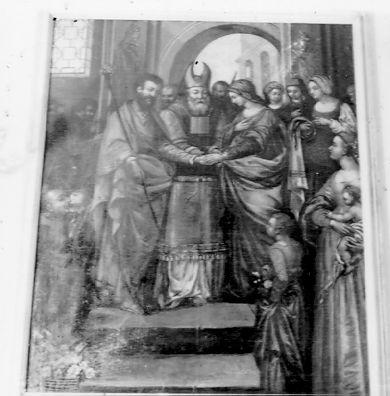 SPOSALIZIO DI MARIA VERGINE (dipinto) - ambito italiano (sec. XIX)