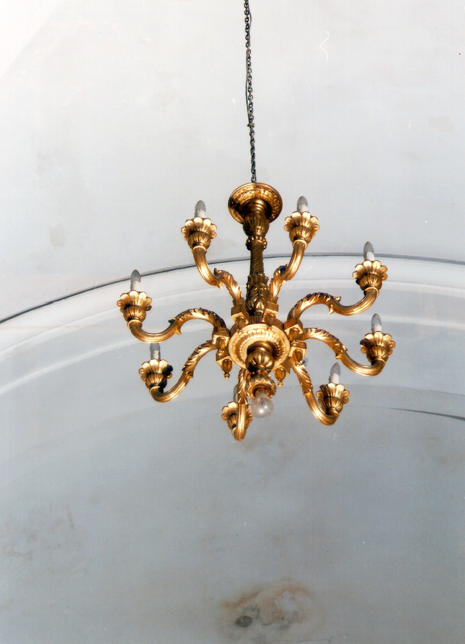 lampadario, serie - produzione siciliana (Seconda metà sec. XIX)