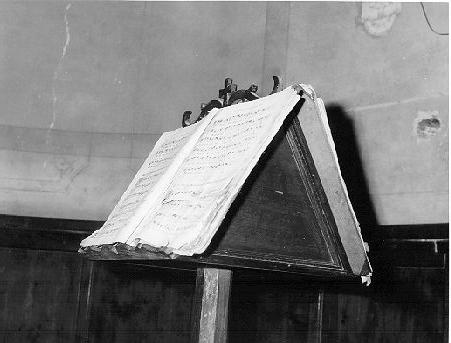 leggio - bottega italiana (sec. XIX)