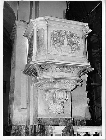 pulpito - bottega italiana (sec. XVII)