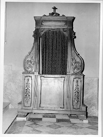 confessionale - bottega italiana (sec. XIX)