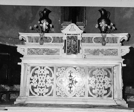 altare maggiore - bottega italiana (sec. XVII)