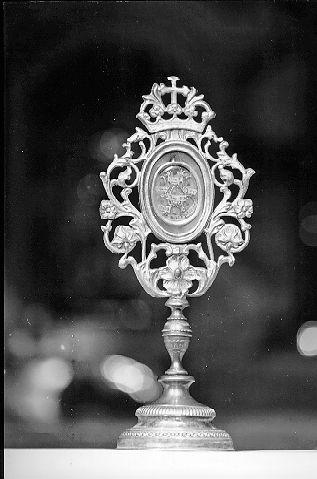 reliquiario - bottega italiana (sec. XIX)