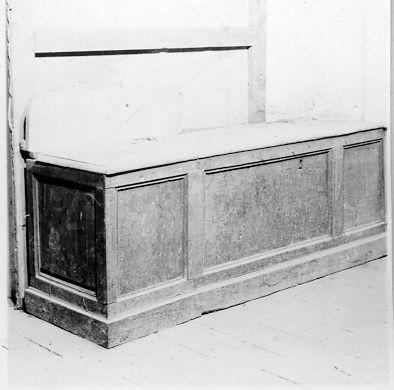 cassapanca - bottega toscana (sec. XVIII)