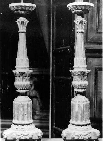 candeliere, serie - bottega italiana (sec. XVIII)