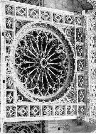 rosone - bottega italiana (sec. XIV)